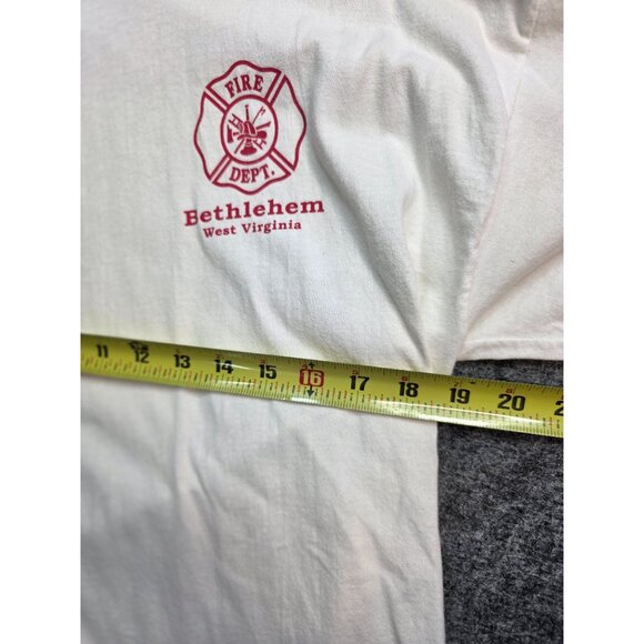 Bethlehem WV Fire Dept “United We Stand” Graphic T-Shirt Hanes Comfort-T - Picture 8 of 8